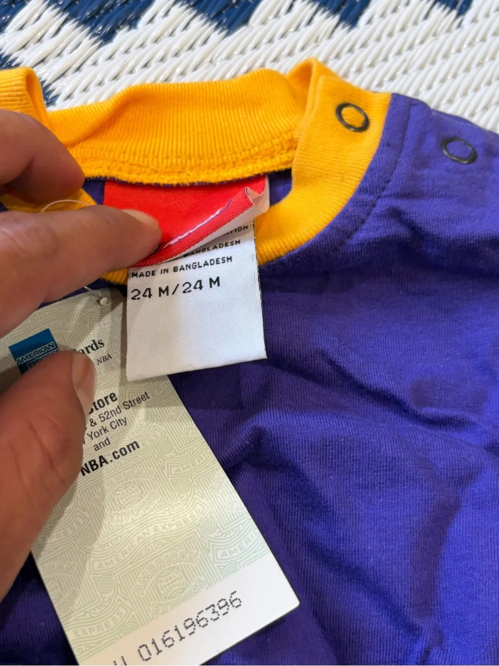 Vintage Los Angeles Lakers Reebok Baby Onsie w/ Socks  Size 24 Months New